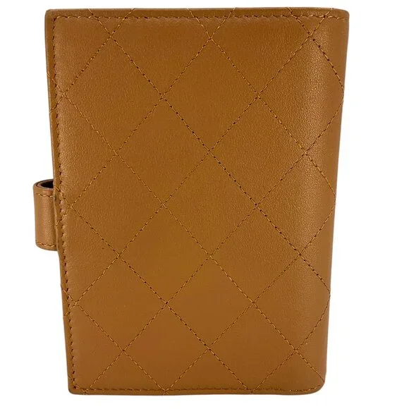 CHANEL Quilted Leather CC Logo Passport Holder Wallet - Picture 5 of 8